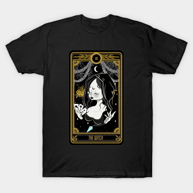 dark witch card T-Shirt by marko0z